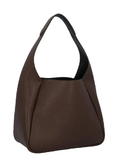 Shop Prada Hobo Shoulder Bag In Brown