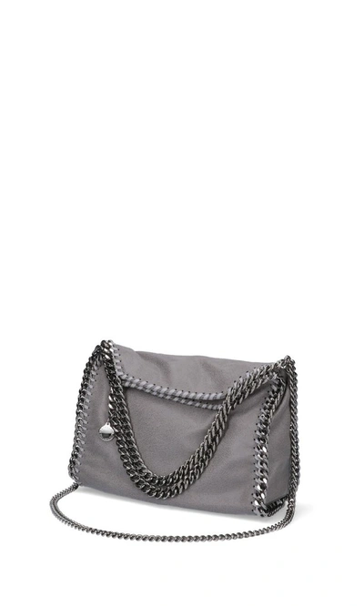 Shop Stella Mccartney Falabella Mini Tote Bag In Grey