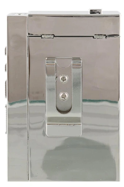 Shop Ambush Cassette Player Clutch Case In Silver