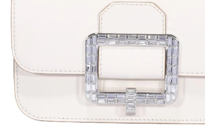 Shop Bally Janelle Shoulder Bag In White