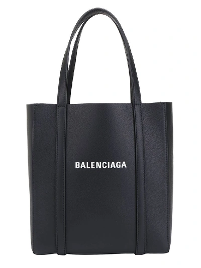 Shop Balenciaga Everyday Xxs Tote Bag In Black