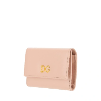 Shop Dolce & Gabbana Dg Baroque Wallet In Pink