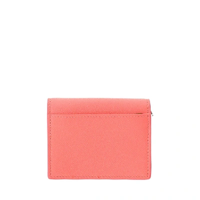 Shop Burberry Logo Cardholder In Pink