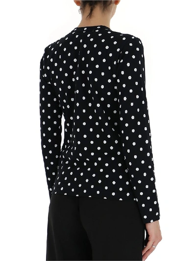 Shop Comme Des Garçons Play Polka Dot Long In Black