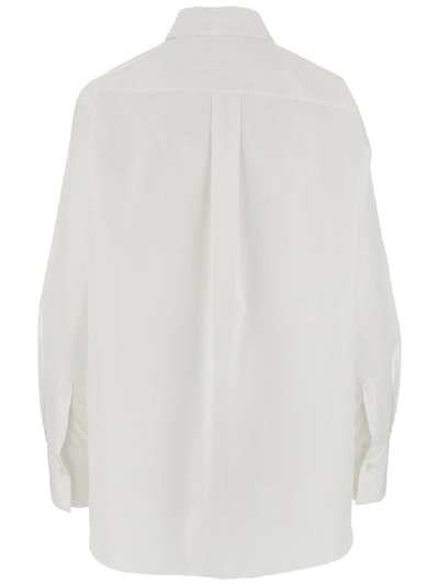 Shop Stella Mccartney We Are The Weather Slogan Print Shirt In White