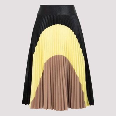 Shop Stella Mccartney Pleated Midi Skirt In Multi