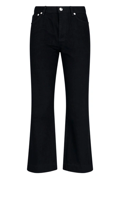 Shop Apc A.p.c. Sailor Denim Jeans In Black