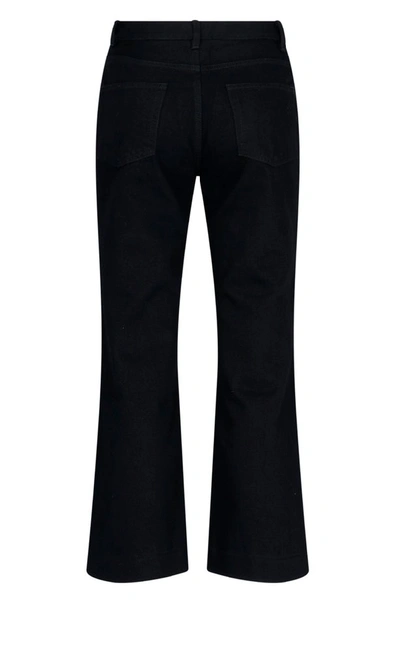 Shop Apc A.p.c. Sailor Denim Jeans In Black