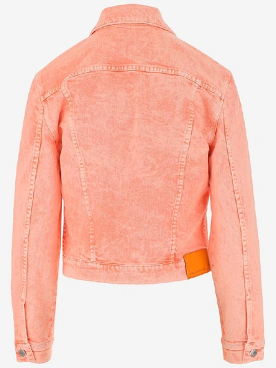 Shop Stella Mccartney Denim Jacket In Pink