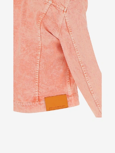 Shop Stella Mccartney Denim Jacket In Pink