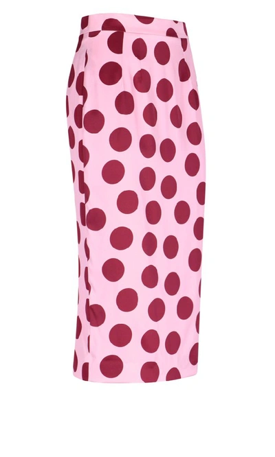 Shop Dolce & Gabbana Pencil Skirt In Pink
