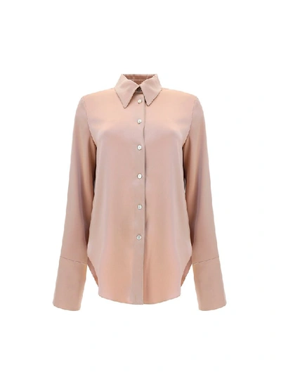 Shop Nanushka Buttoned Shirt In Pink