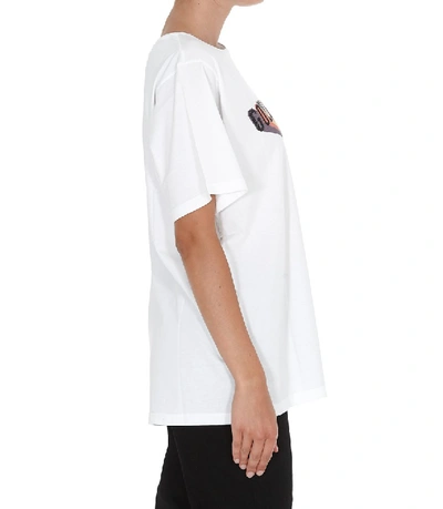 Shop Golden Goose Deluxe Brand Dreamers Club Print T In White