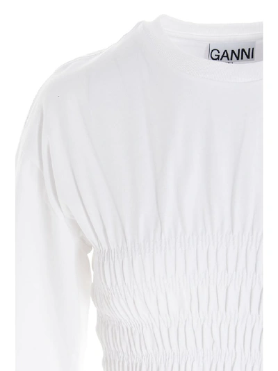 Shop Ganni Smock T In White