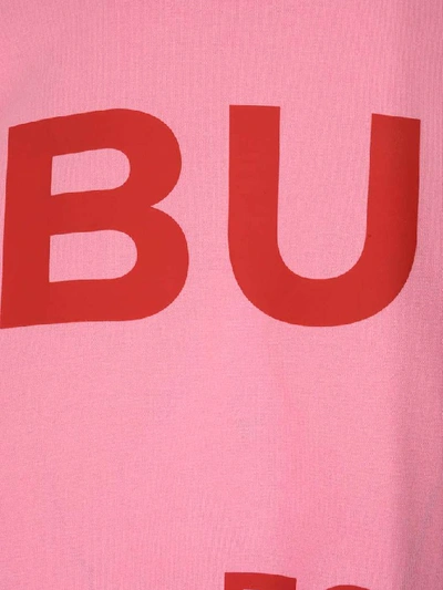 Shop Burberry Horseferry Print Oversized T In Pink