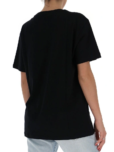 Shop Valentino Vltn Logo T-shirt In Black