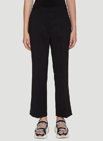 Shop Stella Mccartney Cropped Tailored Pants In Black