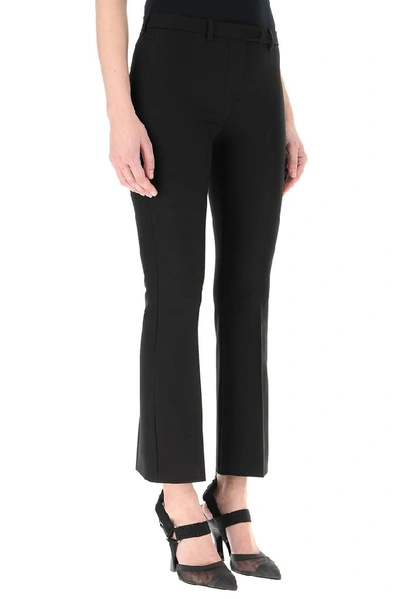 Shop 's Max Mara Cropped Tailored Trousers In Black