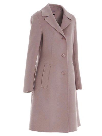 Shop Weekend Max Mara Flared Coat In Pink