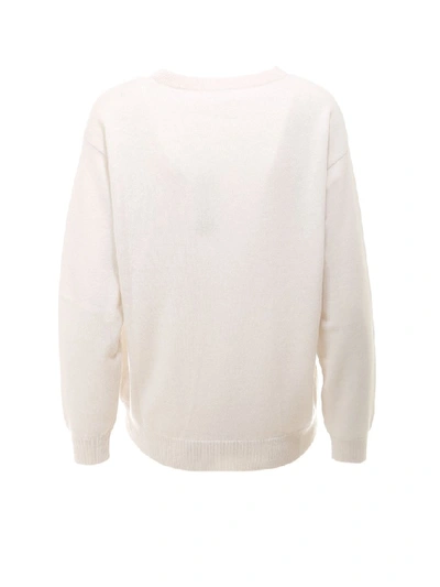 Shop Brunello Cucinelli Crewneck Pocket Sweater In White