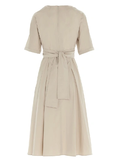 Shop Max Mara 's  Lea Dress In Beige