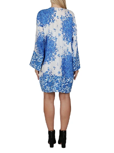 Shop Valentino Bluegrace Print Dress In Multi