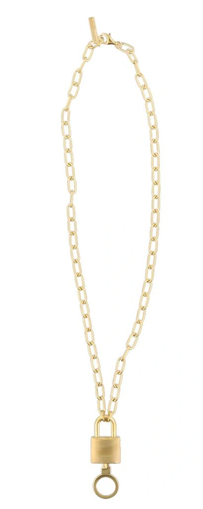 Shop Ambush Padlock Pendent Necklace In Gold