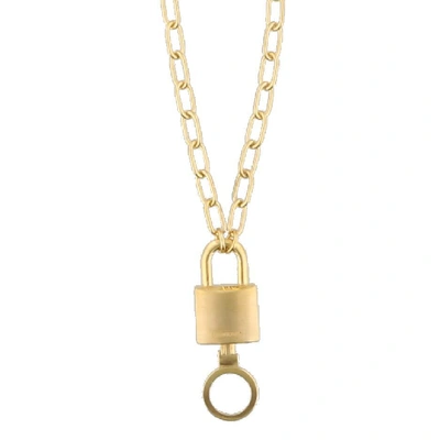 Shop Ambush Padlock Pendent Necklace In Gold