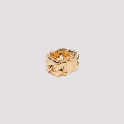 Shop Bottega Veneta Chain Ring In Gold