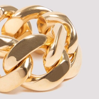 Shop Bottega Veneta Chain Ring In Gold