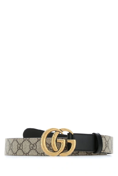Shop Gucci Double G Buckle Belt In Multi