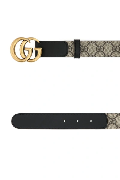 Shop Gucci Double G Buckle Belt In Multi