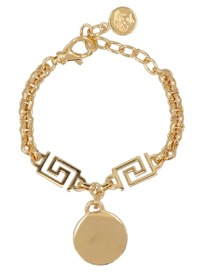 Shop Versace Medusa Bracelet In Gold