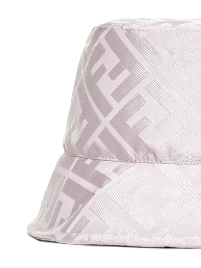 Shop Fendi Ff Motif Bucket Hat In Pink