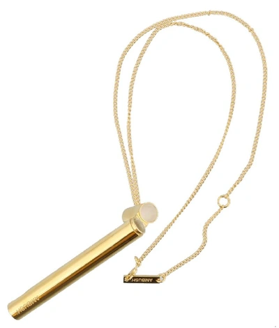 Shop Ambush Cig Case Pendent Necklace In Gold