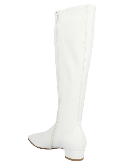 Shop By Far Edie Boots In White