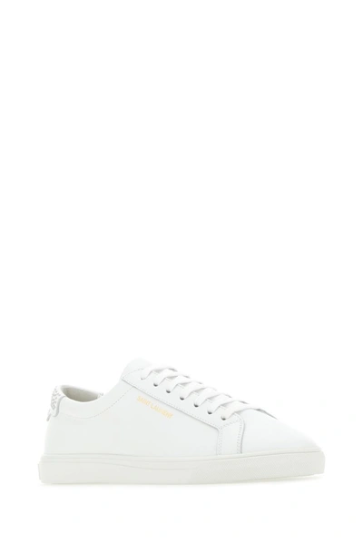 Shop Saint Laurent Andy Lace In White