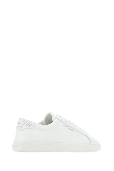 Shop Saint Laurent Andy Lace In White