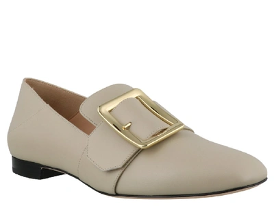 Shop Bally Janelle Loafers In Grey