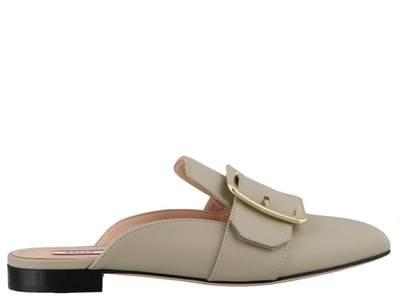 Shop Bally Janesse Slipper Mules In Grey