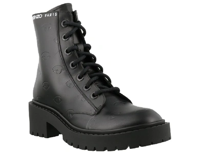 Shop Kenzo Pike Eye Boots In Black