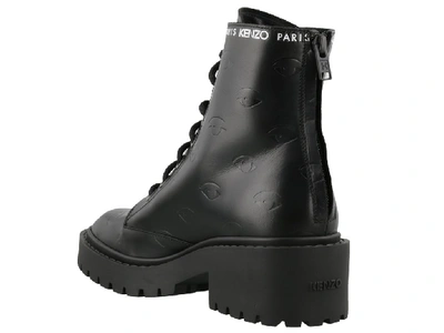 Shop Kenzo Pike Eye Boots In Black