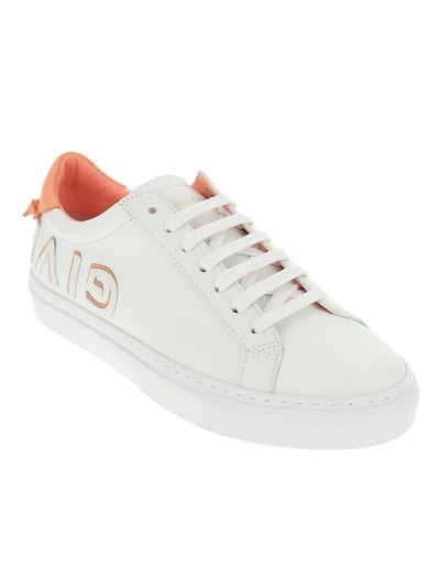 Shop Givenchy Urban Street Logo Sneakers In White