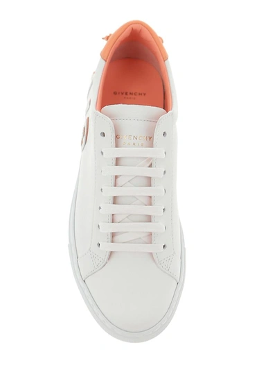 Shop Givenchy Urban Street Logo Sneakers In White