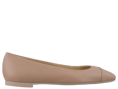 Shop Jimmy Choo Gisela Jc Emblem Flats In Pink