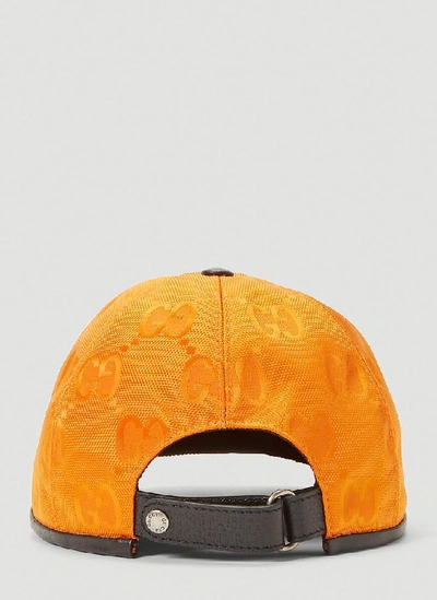 Shop Gucci Off The Grid Baseball Hat In Orange