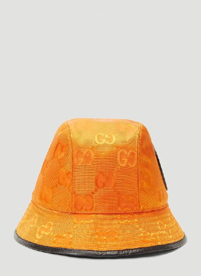 Shop Gucci Off The Grid Fedora In Orange