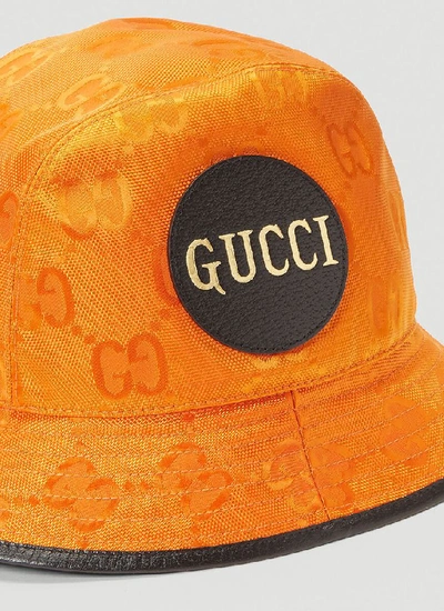 Shop Gucci Off The Grid Fedora In Orange