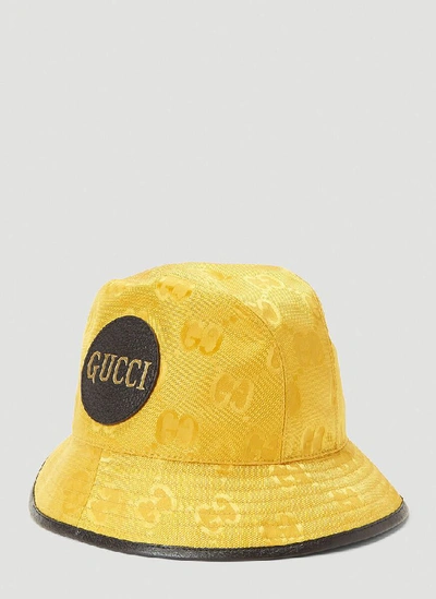 Shop Gucci Off The Grid Fedora In Yellow