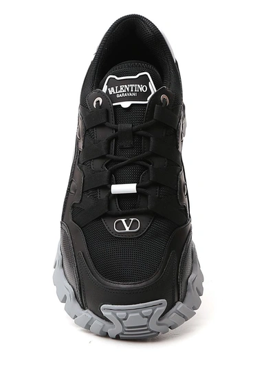 Shop Valentino Garavani Climbers Sneakers In Black